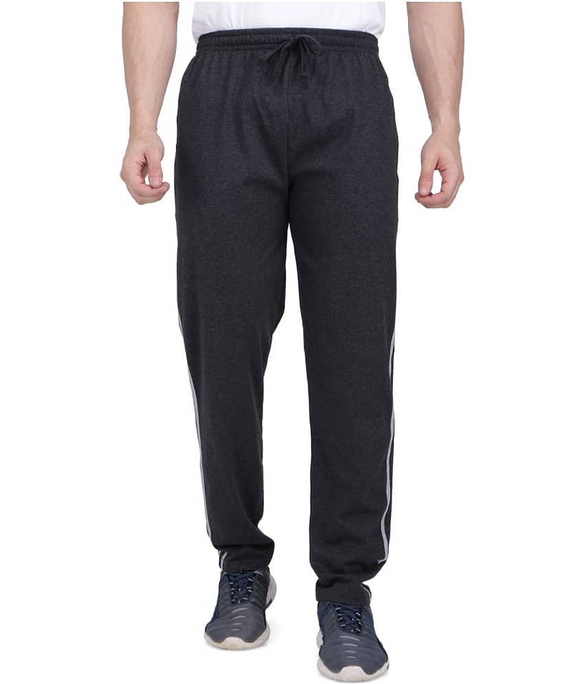 Neo Garments - Charcoal 100% Cotton Men's Trackpants ( Pack of 1 )