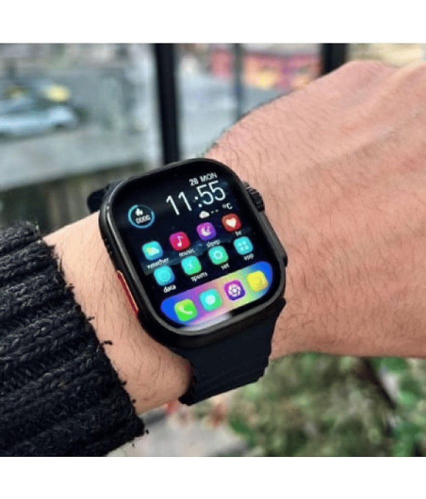 WOF AMOLED BT Calling Smart Watch with Silicone Strap Upto 2-3 days Backup ( Multicolor )