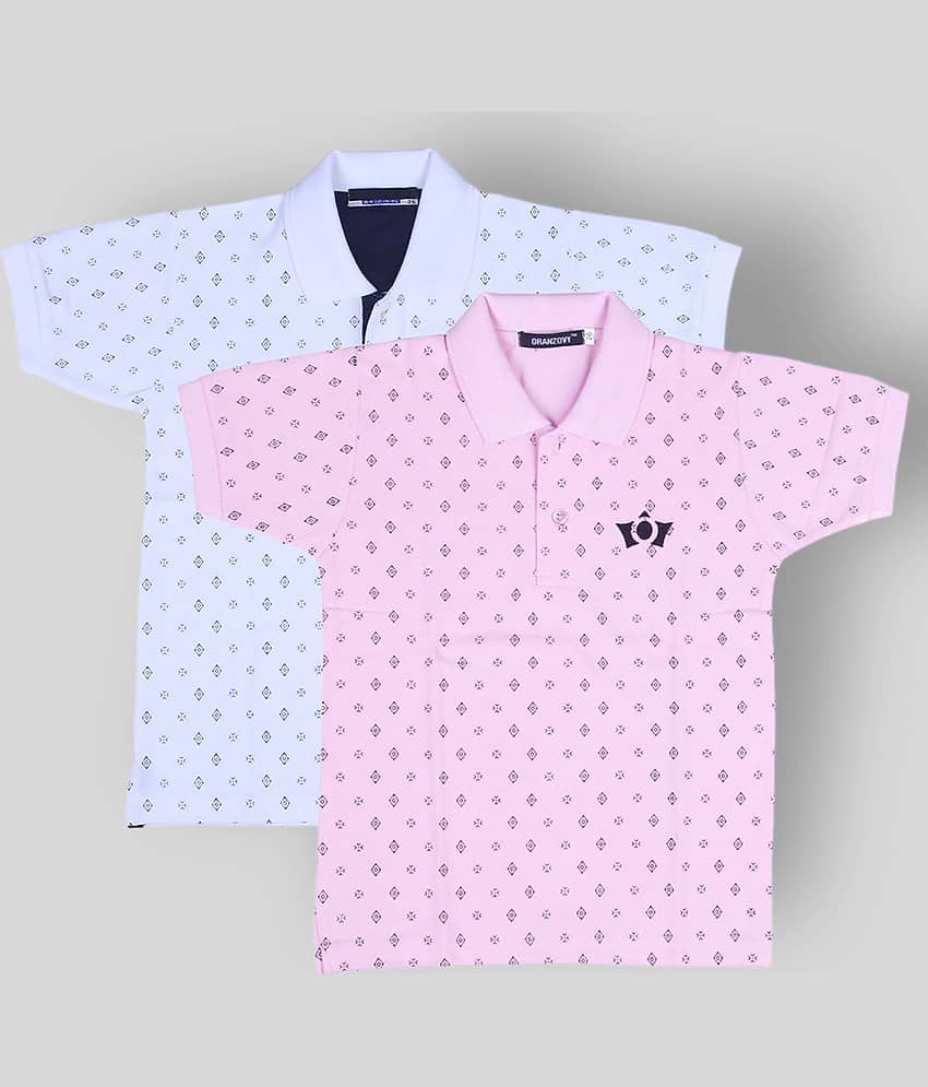 NEUVIN Pack of 1 Boys Cotton Polo T-Shirt ( Multi Color )