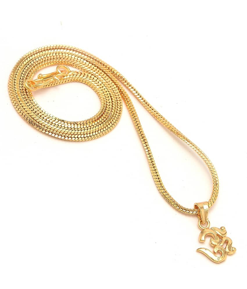 Jewarhaat - Golden Pendant ( Pack of 1 )