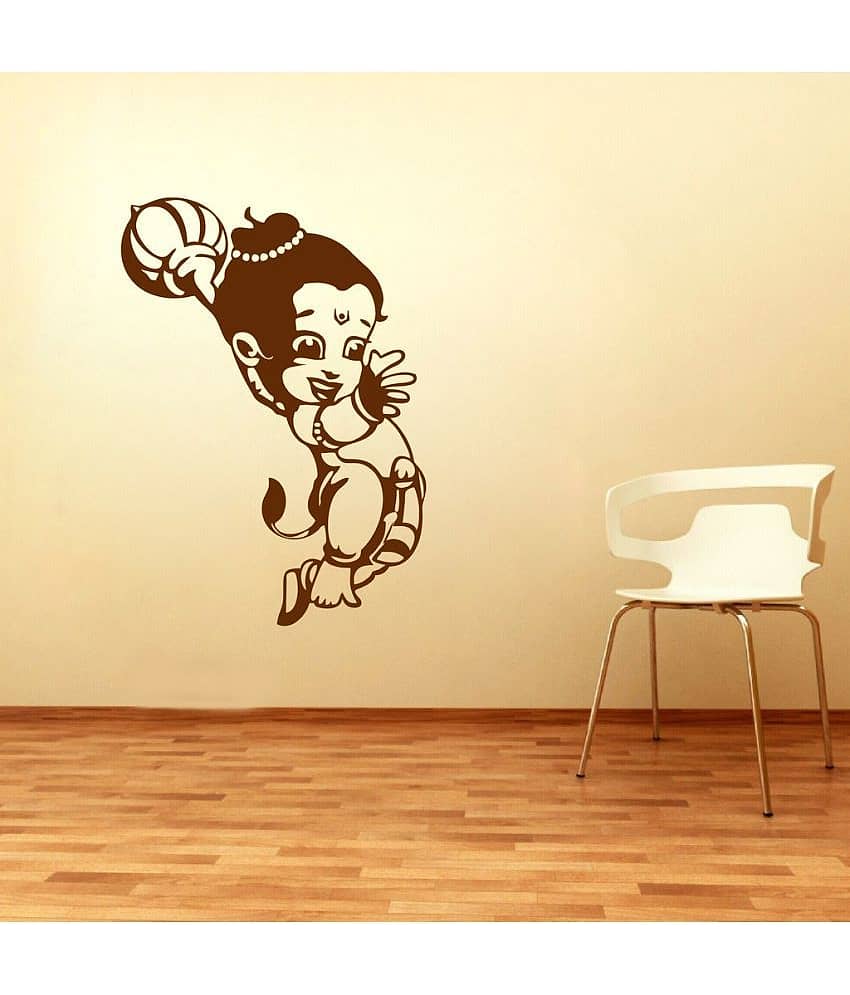 Decor Villa Bal Hanuman PVC Wall Stickers