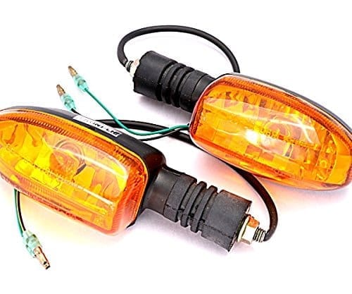 Lumax 248BLAFLB Front Blinker for Bajaj Pulsar DTSi (Amber, Set of 2)