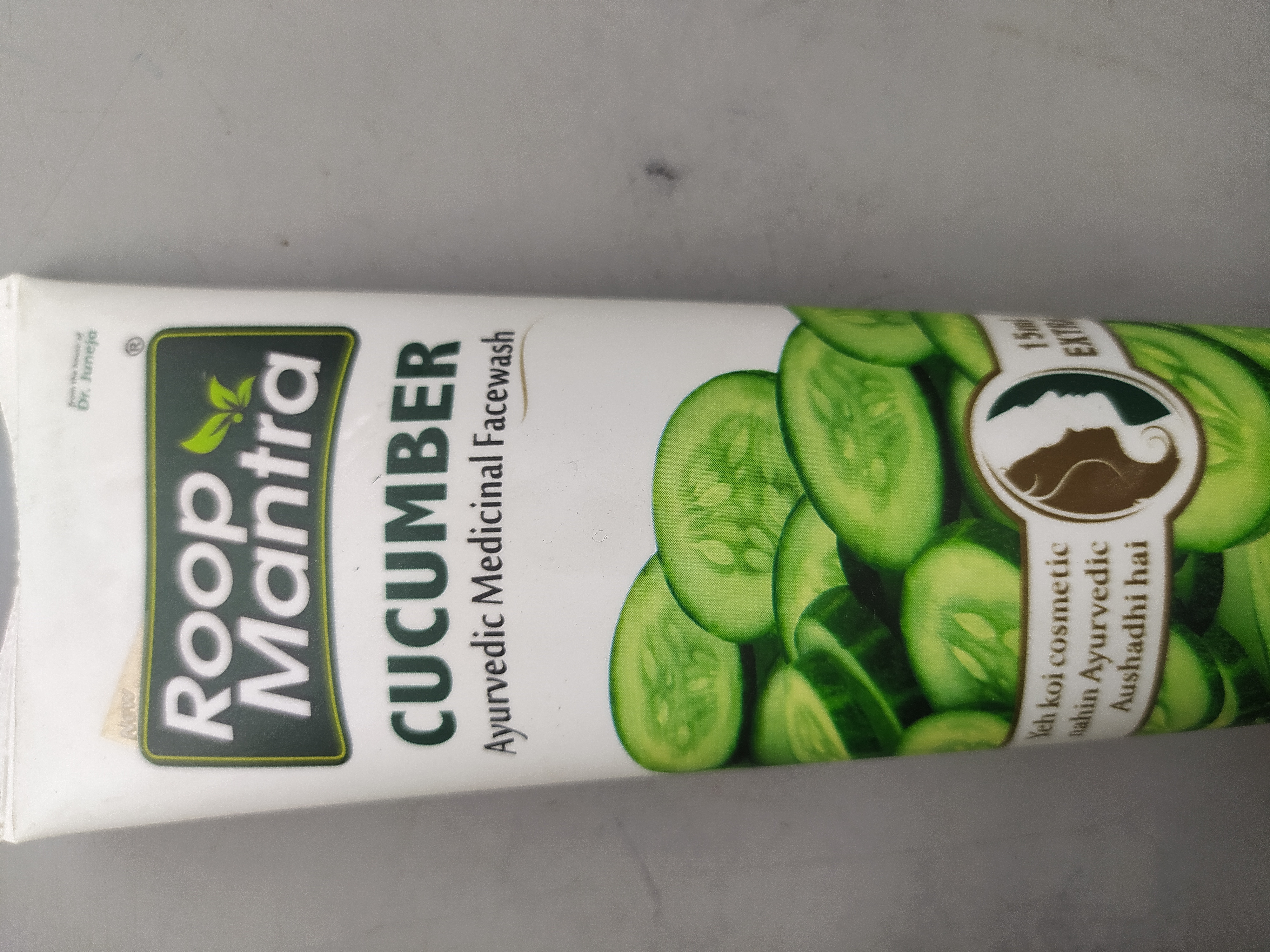 Dr. juneja Roop Mantra Cucumber Ayurvedic medicinal facewash 