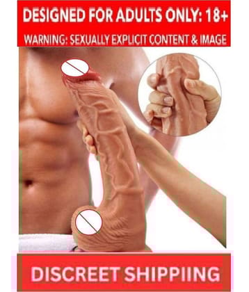 SEX TANTRA -12 Inch Mega Girthy Ultra Silicone Premium Realistic Dildo Sex Toy