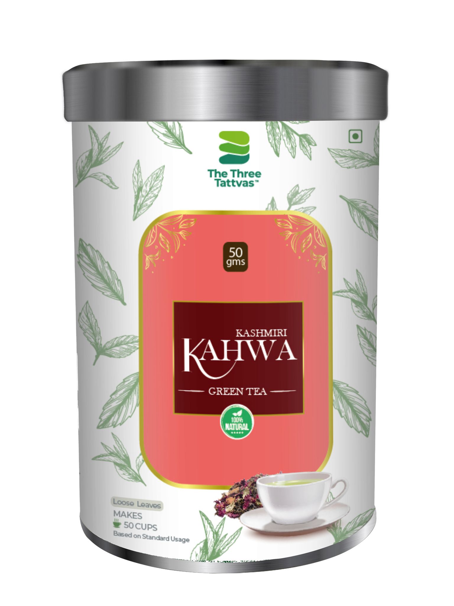 The Three Tattvas Kashmiri Kahwa Tea 50gms