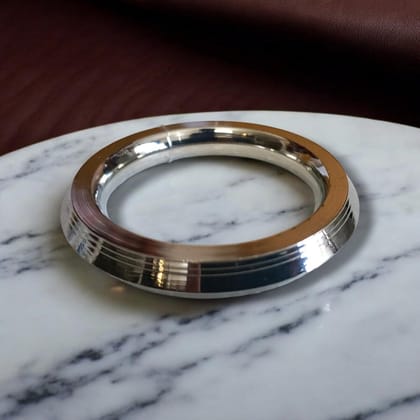 Traditional Silver Plated Kada Cuff for Men (3596)