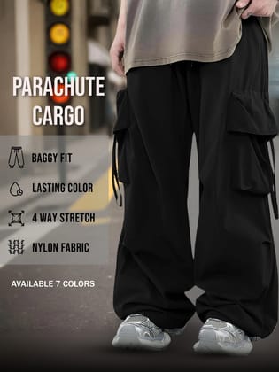 Parachute Umbrella Pocket Black Cargo-L / Black