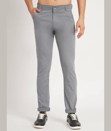 RAGZO Regular Flat Men's Chinos - Grey ( Pack of 1 )