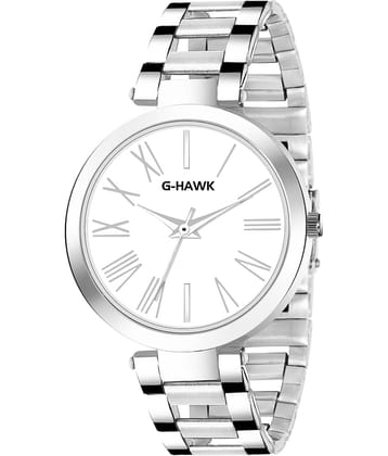 PIRASO Silver Stainless Steel Analog Men's Watch