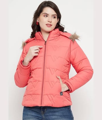 VERO AMORE - Polyester Pink Parka Jackets Pack of 1