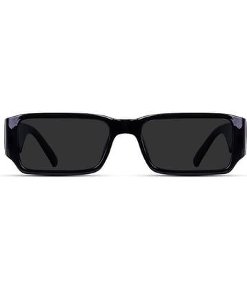 Creature - Black Rectangular Sunglasses ( Pack of 1 )
