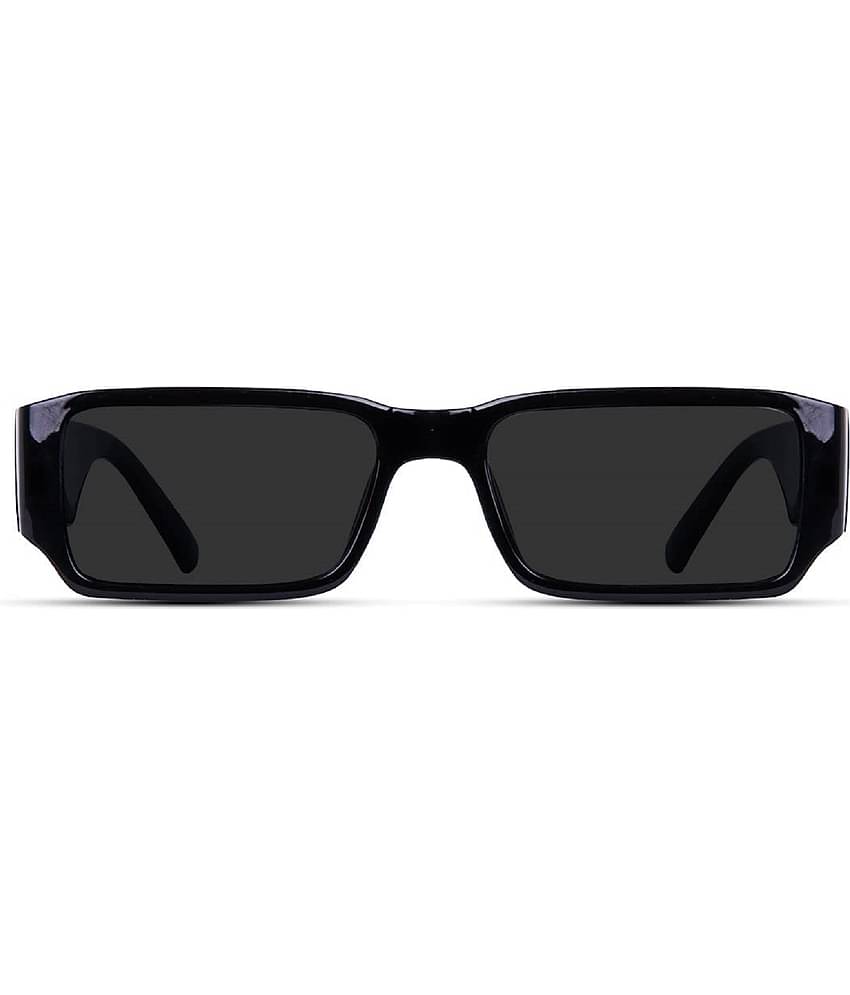 Creature - Black Rectangular Sunglasses ( Pack of 1 )
