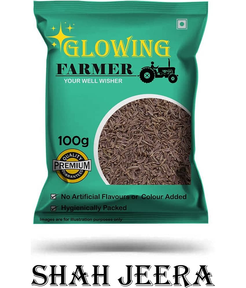 GLOWING FARMER Shah jeera | Black Cumin Seeds | Shahi jeera 100 gm