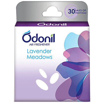 Odonil Bathroom Air Freshener Blocks - Lavender Meadow, 72 g