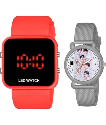 DECLASSE - Multicolor Dial Analog-Digital Girls Watch ( Pack Of 2 )