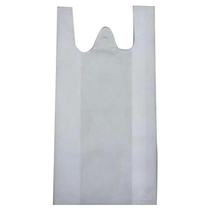 Non Woven W Cut Shipping & Carry Bags , Size 6''x12'' , Colour - White , 1 kg.   ( 80 GSM )