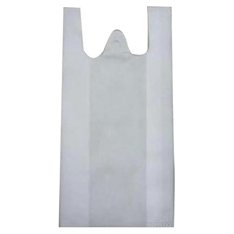 Non Woven W Cut Shipping & Carry Bags , Size 6''x12'' , Colour - White , 1 kg.   ( 80 GSM )