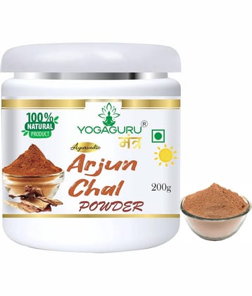 Yogaguru Mantr Arjun Ki Chaal Powder, Arjuna Bark, Arjun Chal Tree Chhal 200Gm