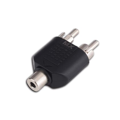 MX MX-3166 2 RCA MALE TO EP STEREO FEMALE 3.5mm CONNECTOR