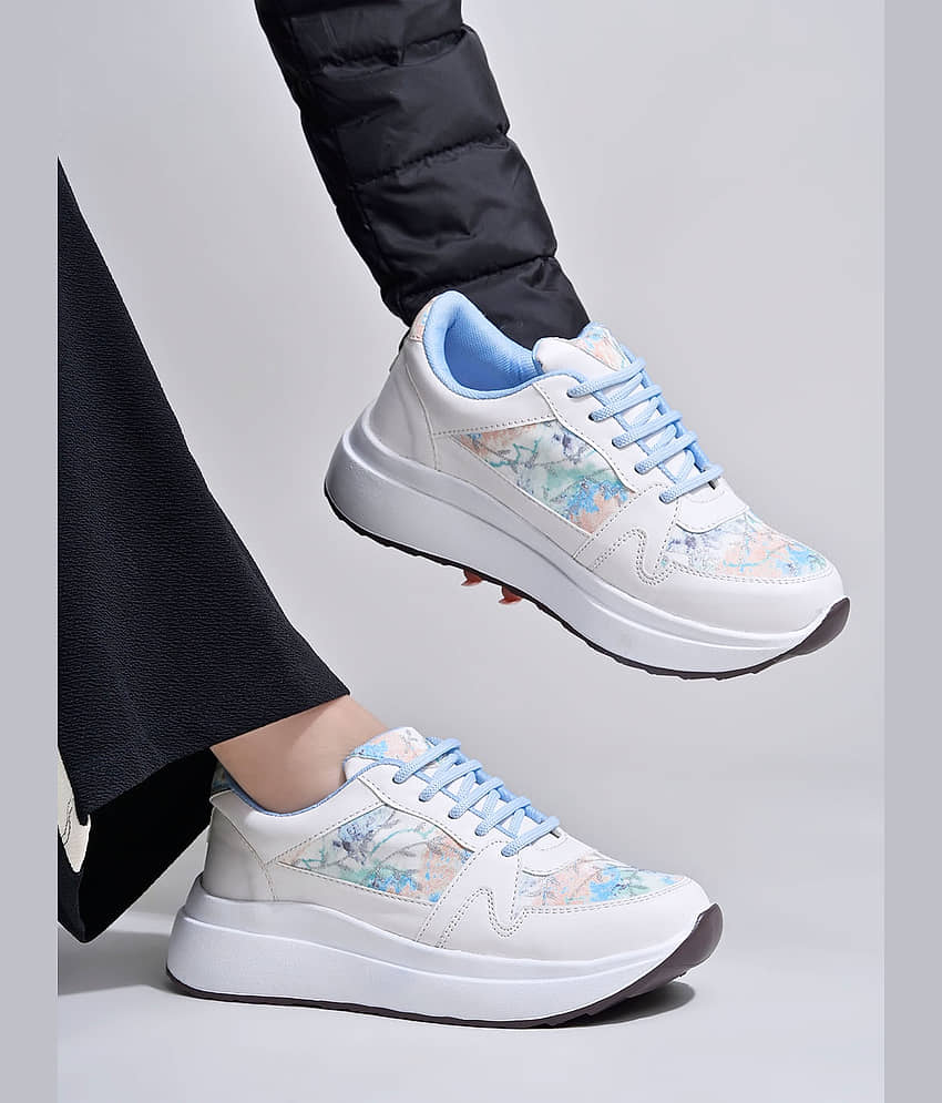 Shoetopia Blue Women's Sneakers