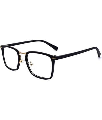 Peter Jones Black Rectangle Spectacle Frame 2755GD
