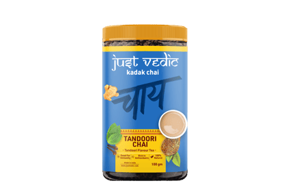 TEACURRY Tandoori Chai (100 Grams) - Tandoori Chai for Heart, Digestion, Blood Sugar Levels