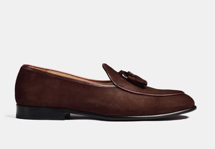 ARNO | Brown Suede With Classic Tassels (SALE)-UK 12