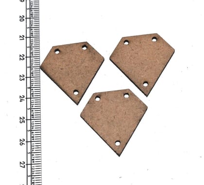 MDF Base use for jewellery making. (30 MM), WERR-033-1 Packet of 100 Pieces / 35 MM