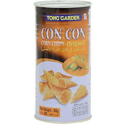 Tong Garden Con Con Original Corn Chips, 80 g Cans