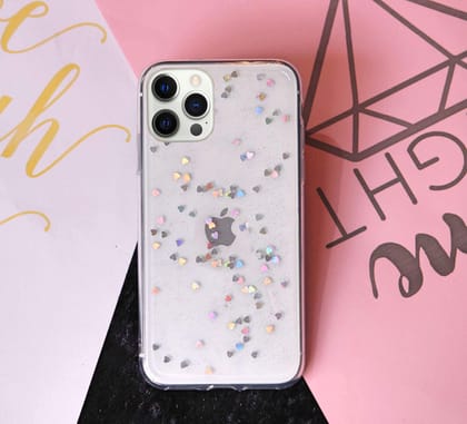 Bling Glitter Hearts Case-iPhone 11 Pro