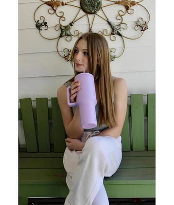 QitmirMKT Large Size Tumbler Bottle with Straw for Kids & Youngsters (Mix Color) Assorted Plastic Sipper Water Bottle 1200 mL ( Set of 1 )