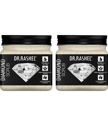 Dr.Rashel Diamond Scrub,Exfoliates And Adds A Youthful Glow,For All Skin Type,45 Ml (Pack of 2)