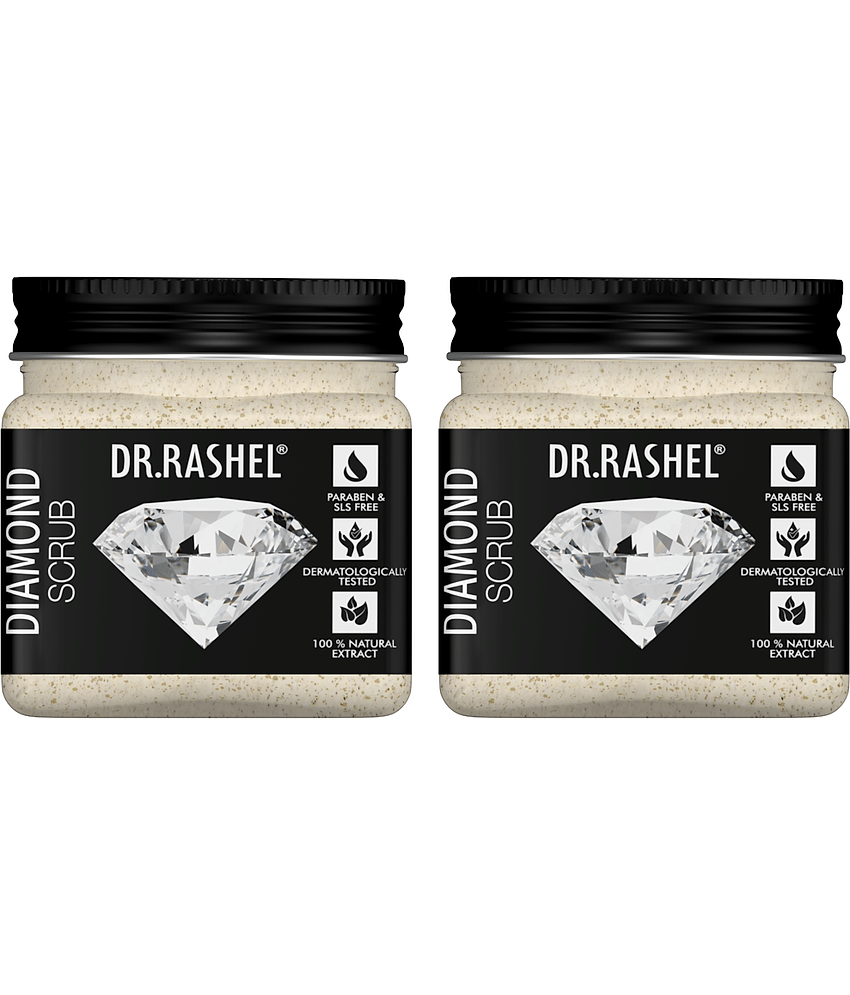 Dr.Rashel Diamond Scrub,Exfoliates And Adds A Youthful Glow,For All Skin Type,45 Ml (Pack of 2)