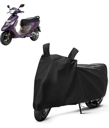 AKSMIT Bike Body Cover for TVS Zest 110 Black (Pack of 1)