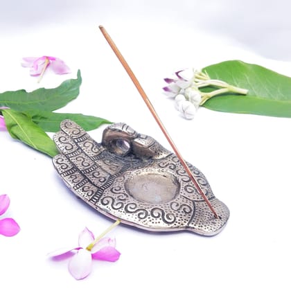 Alluminium hand insence holder