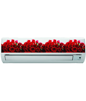 Decor Villa Red rose design Floral Sticker ( 17 x 90 cms )