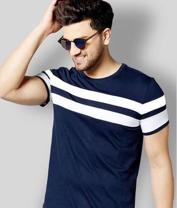 AUSK Pack of 1 Cotton Blend Regular Fit Men's T-Shirt ( Multicolor )