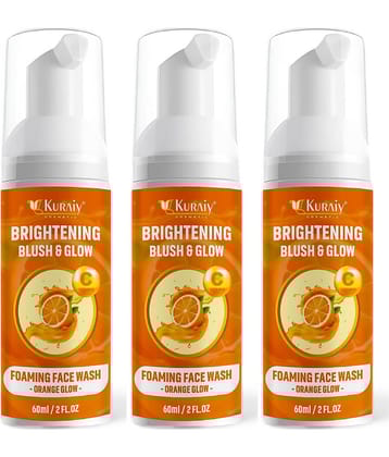 KURAIY Facial Cleanser Face Washing Remove Blackhead Face wash pack of 3