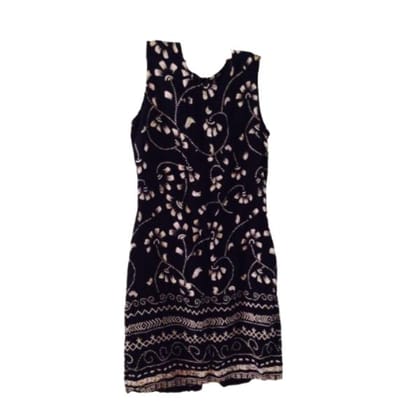 Printed Kurta Black-M