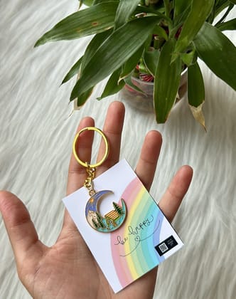Moon wanderer Charm Keychain-Moon Wanderer