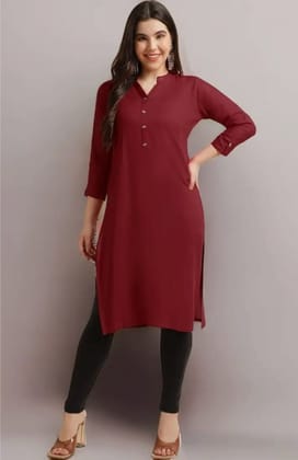 Reyon Plain Solid Kurti Reyon Plain Solid Kurti