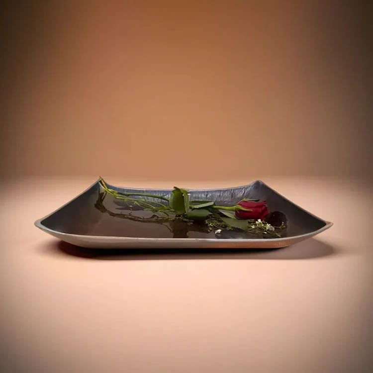 Olive Radiance Aluminium Metal Rust-Free Tray