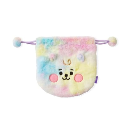 BT21 Baby Rainbow Fur Pouch - Single Piece-RJ