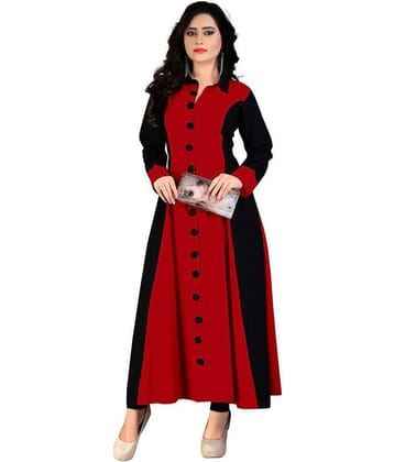 Angel's Fashion - Multicolor Rayon Women's Flared Kurti ( Pack of 1 )