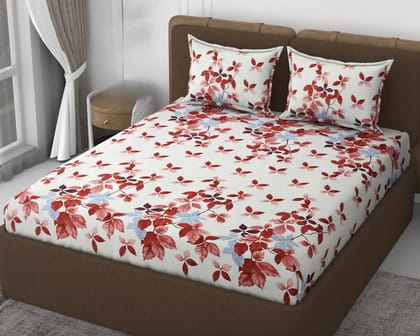 Bedsheets double bed comfort to your bedroom with our 90x100 size Fitted Glace Cotton