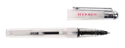 Herbin Transparent Rollerball Pen with Converter-M