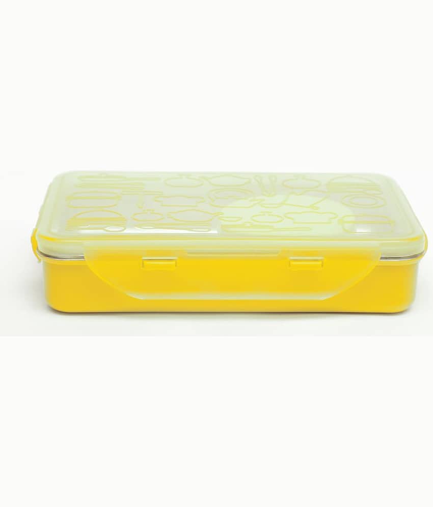 Generic - Stainless Steel School Lunch Boxes 1 Container ( Pack of 1 )