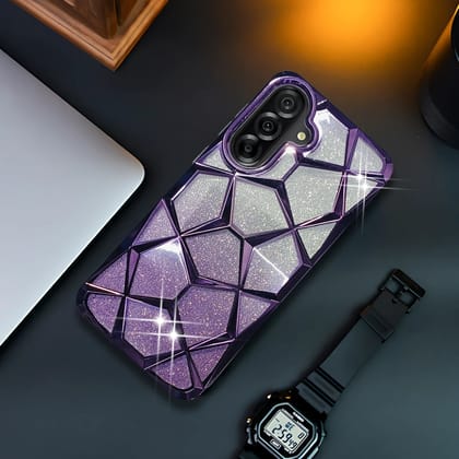 Dazzle Purple Silicone case for Samsung A56