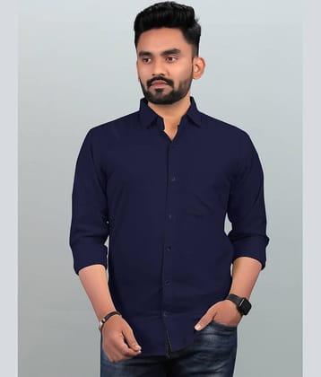BOUGHT FIRST Cotton Blend Regular Fit Full Sleeves Men's Formal Shirt - White ( Pack of 1 )
