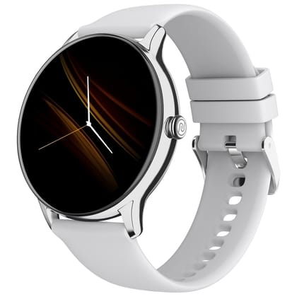 Noise Twist Go Round dial Smartwatch with BT Calling, 1.39" Display, Metal Build, 100+ Watch Faces, IP68, Sleep Tracking, 100+ Sports Modes, 24/7 Heart Rate Monitoring (Silver Grey) Noise Twist Go Round dial Smartwatch with BT Calling, 1.39" Display, Met